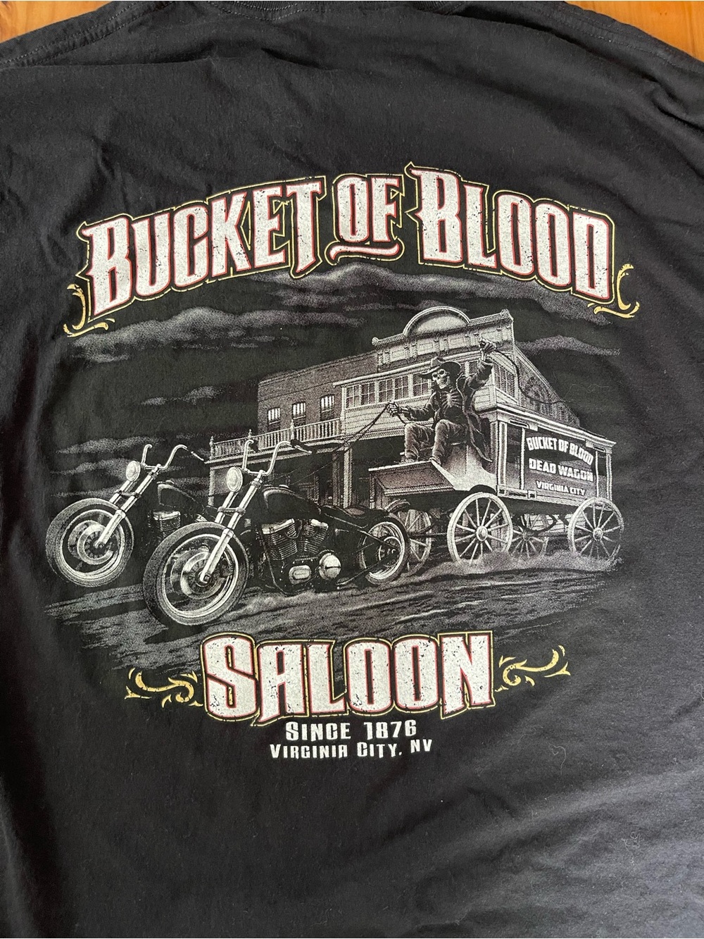 Bucket of Blood Saloon Virginia City Tee XL
